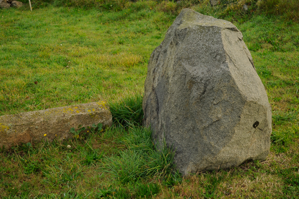 Route St Clair Menhir